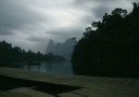 View From Raft Houses, Cheow Lan Lake, Khao Sok National Park